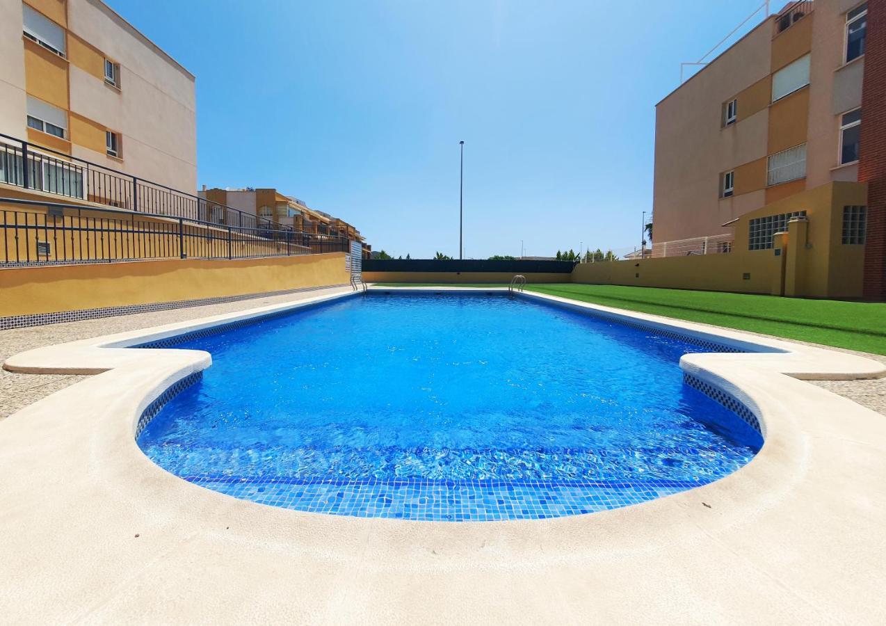 Amplia Terraza Con Piscina, Garaje Y Aire Acondicionado - By Aloha Palma Lejlighed Águilas Eksteriør billede